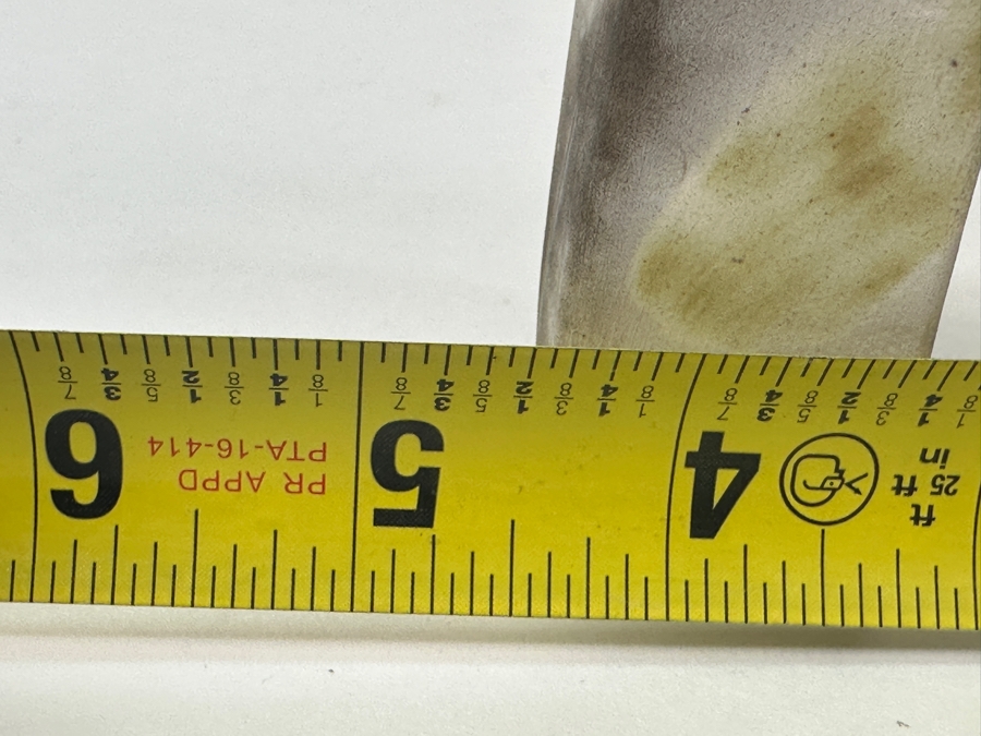 Signed Abstract Pottery Cat Figurine 4.5'W X 7.25'H [Photo 13]