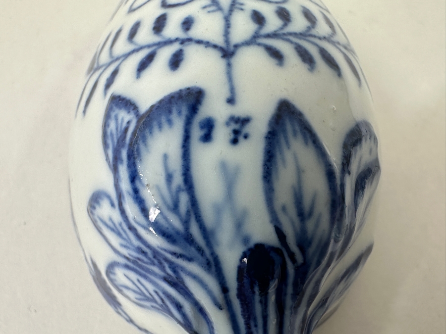 Meissen Germany Blue Onion Hand Painted Porcelain Spoon 9'L [Photo 9]