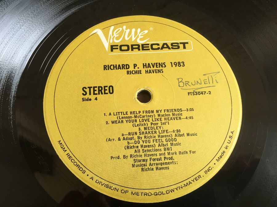 Richie Havens ‎- Richard P. Havens 1983 - Verve Forecast ‎- FTS-3047-2 [Photo 7]