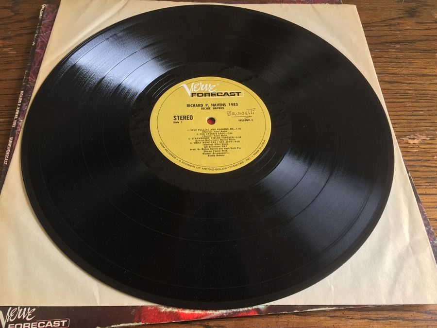 Richie Havens ‎- Richard P. Havens 1983 - Verve Forecast ‎- FTS-3047-2 [Photo 8]
