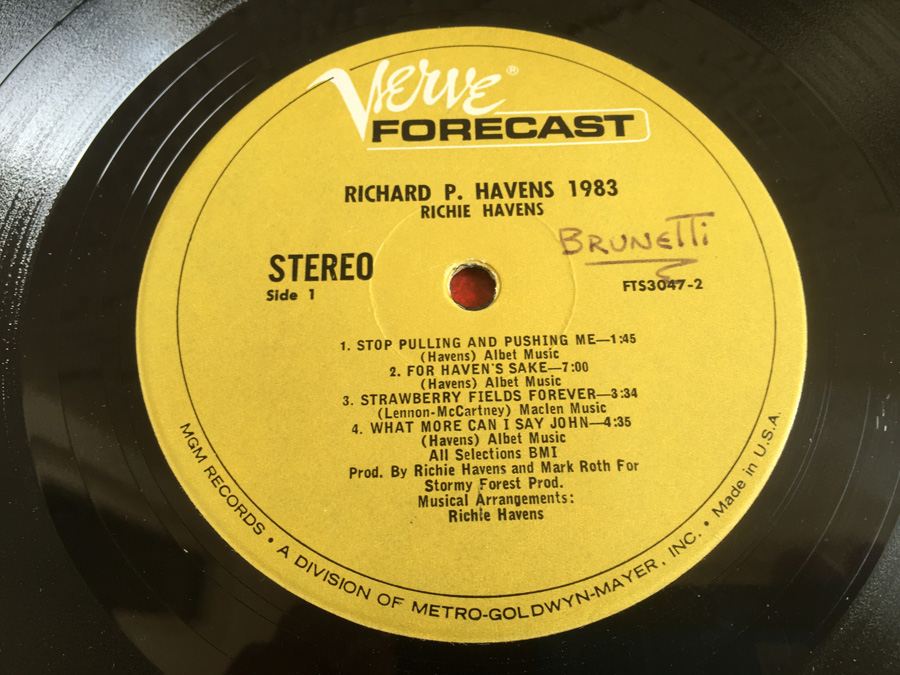 Richie Havens ‎- Richard P. Havens 1983 - Verve Forecast ‎- FTS-3047-2 [Photo 9]