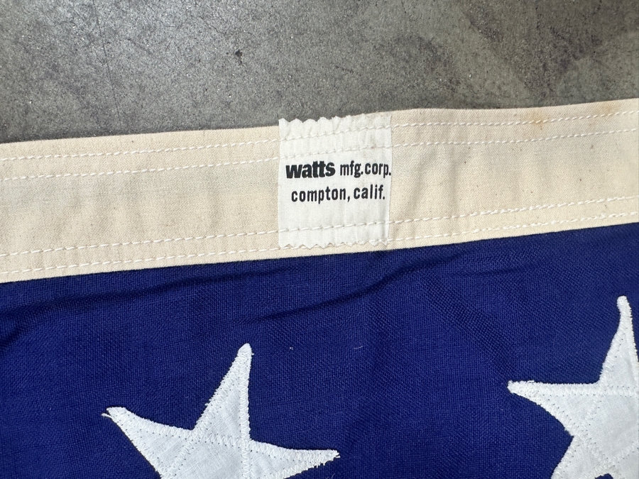 Large Watts Manufacturing United States Flag 110'W x 54'H [Photo 3]