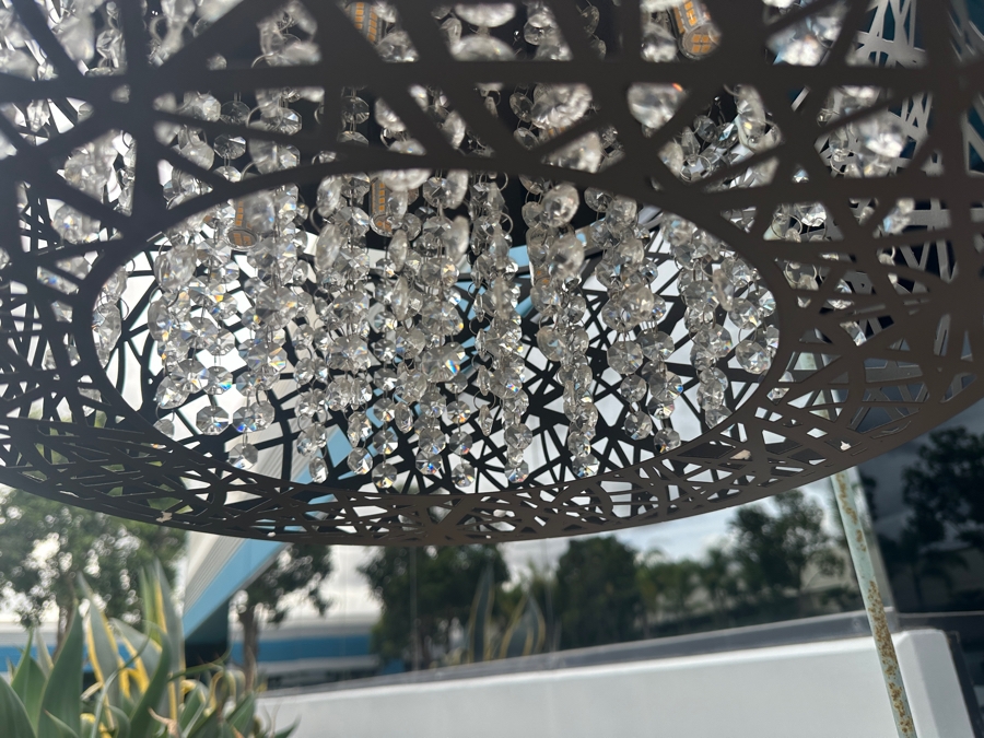 ET2 Lighting Inca 7 - Light Pendant in Bronze 16'W x 9'H [Photo 4]