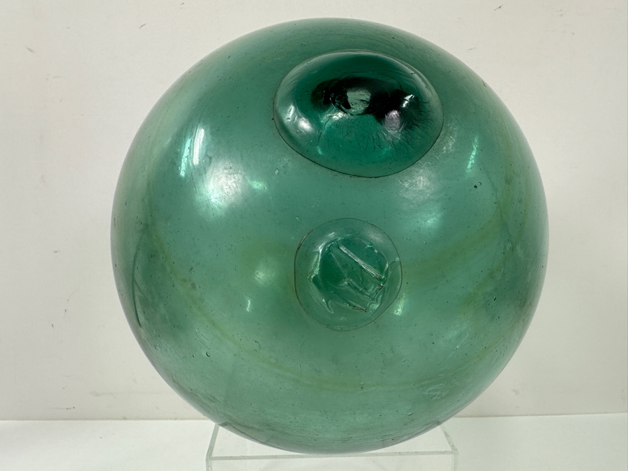 Vintage Japanese Glass Fishing Float / Ukidama 9'W [Photo 2]