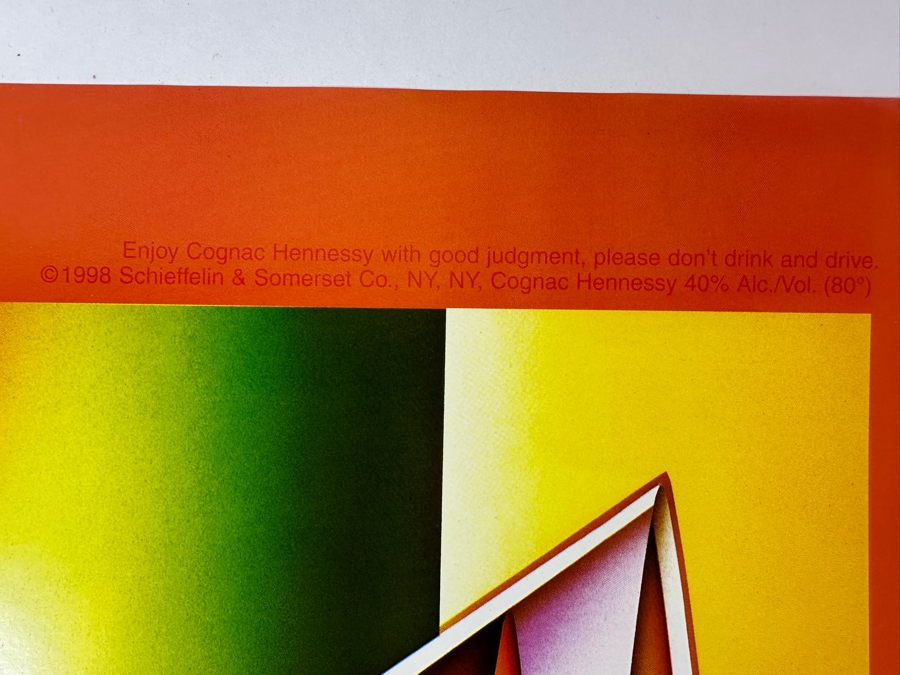 1998 Hennessy Art Deco Sidecar Print Advertisement Originally in Playboy Magazine [Photo 3]