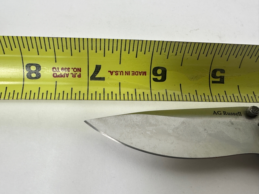 A.G. Russell Folding Knife with Lockback Mechanism 7'L [Photo 9]
