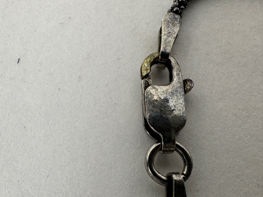 Vintage Sterling Silver Articulated Pinocchio Puppet Pendant with 18' Chain 9.8g Marked 925 Italy [Photo 7]