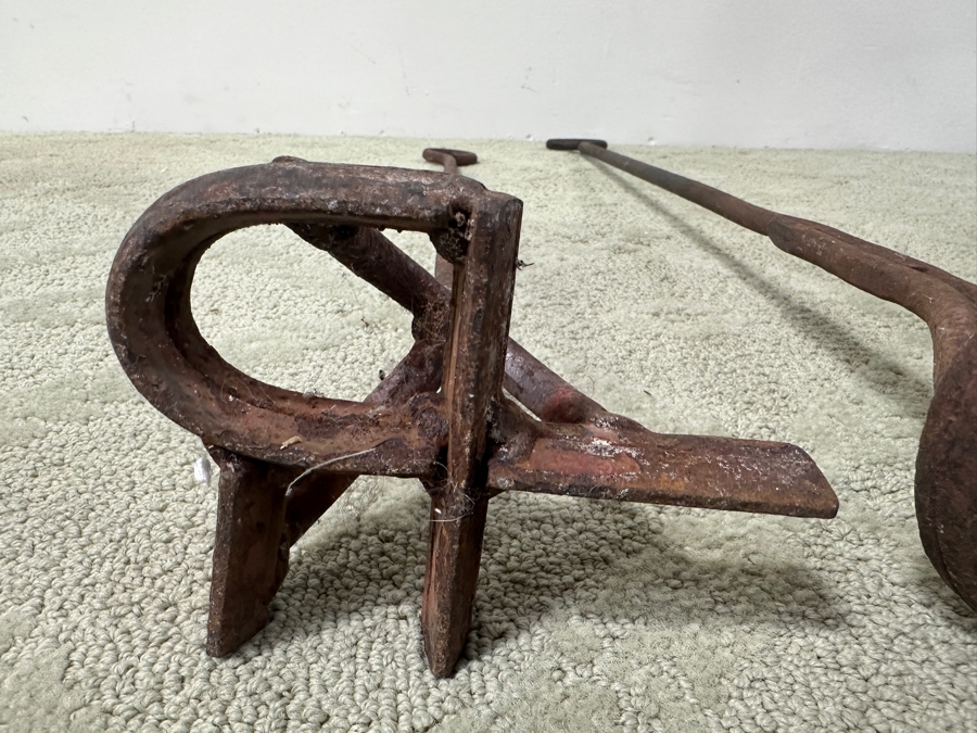 Antique Western Cattle Branding Irons 36'L and 31'L [Photo 4]