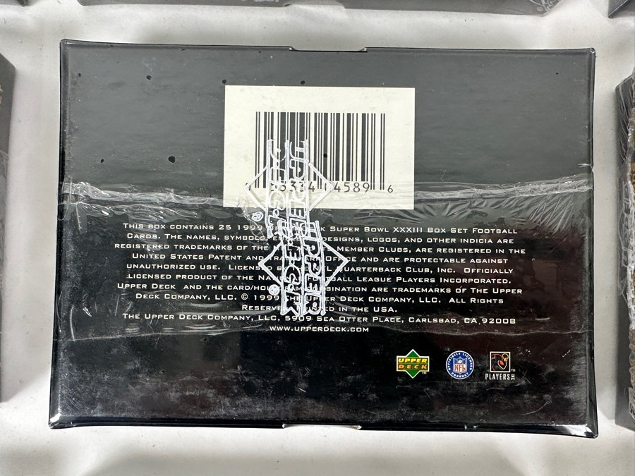 (9) Factory Sealed 1999 Upper Deck Super Bowl XXXIII Box Sets [Photo 4]