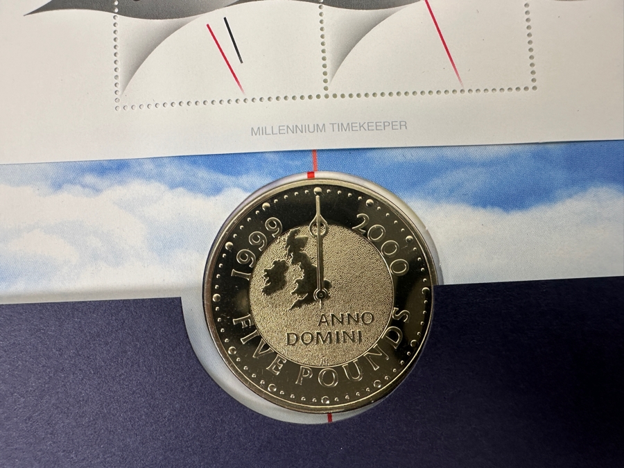 Pair Of Vintage 2000 British Royal Mail And Royal Mint First Day Covers / Coins [Photo 2]