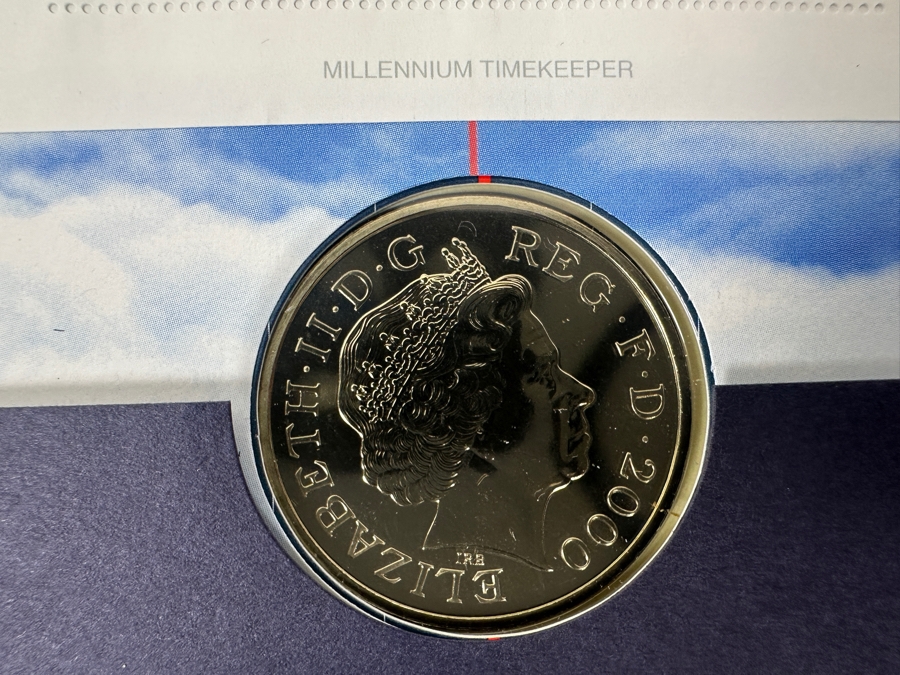 Pair Of Vintage 2000 British Royal Mail And Royal Mint First Day Covers / Coins [Photo 5]