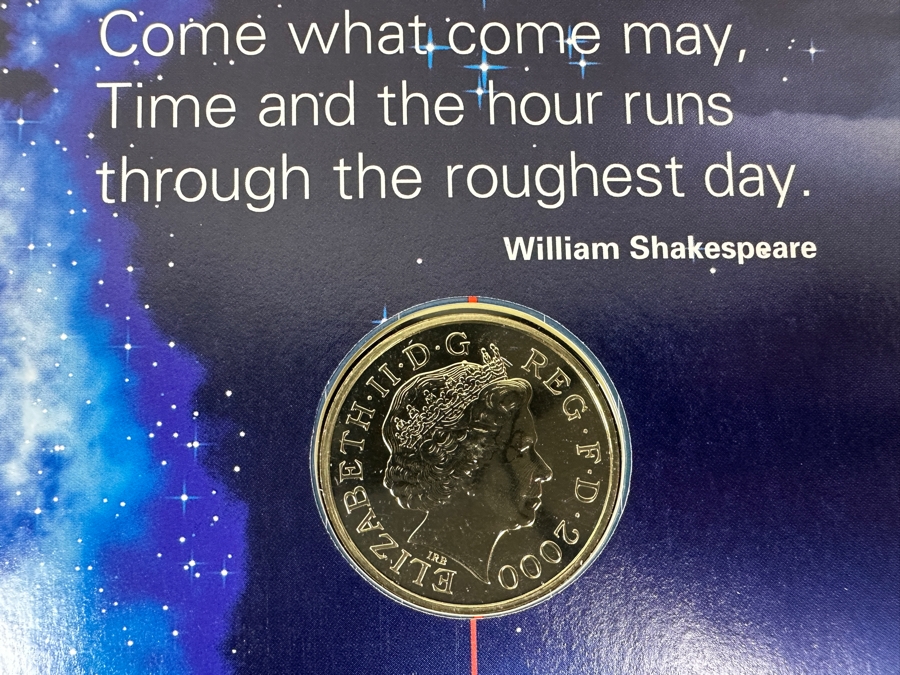 Pair Of Vintage 2000 British Royal Mail And Royal Mint First Day Covers / Coins [Photo 10]