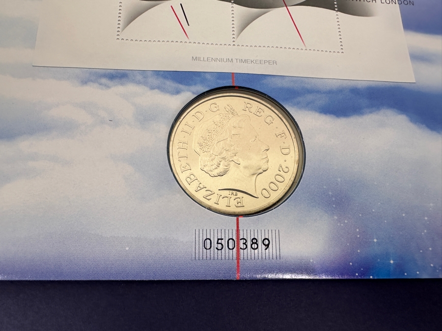 Pair Of Vintage 2000 British Royal Mail And Royal Mint First Day Covers / Coins [Photo 7]