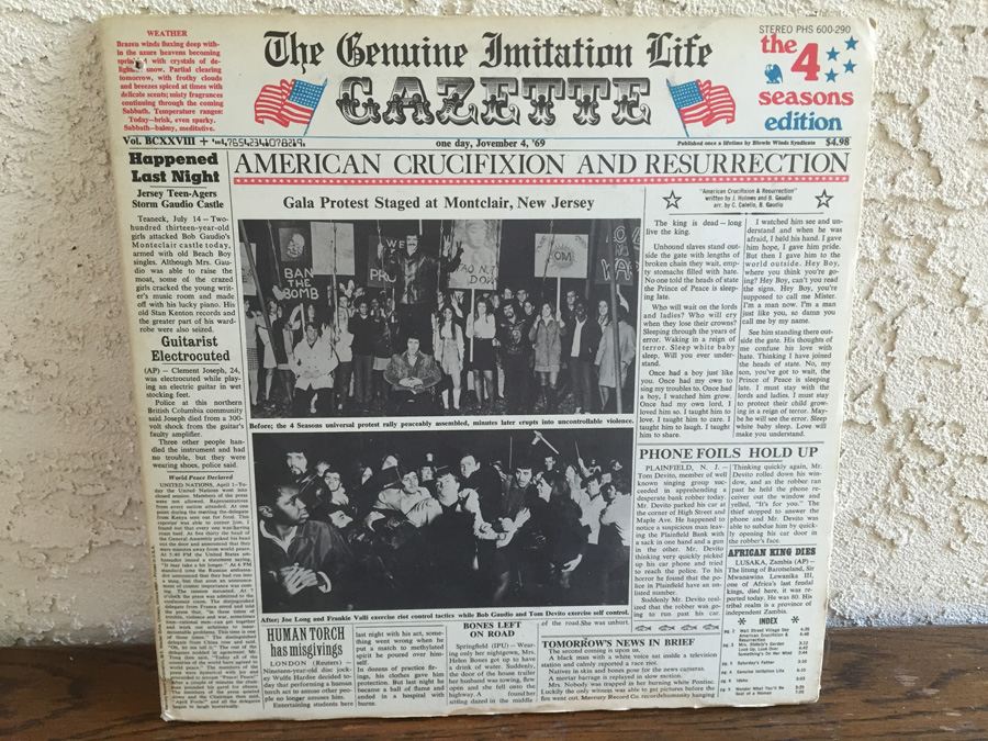 4 Seasons, The - The Genuine Imitation Life Gazette - Philips ‎- PHS 600-290 [Photo 1]