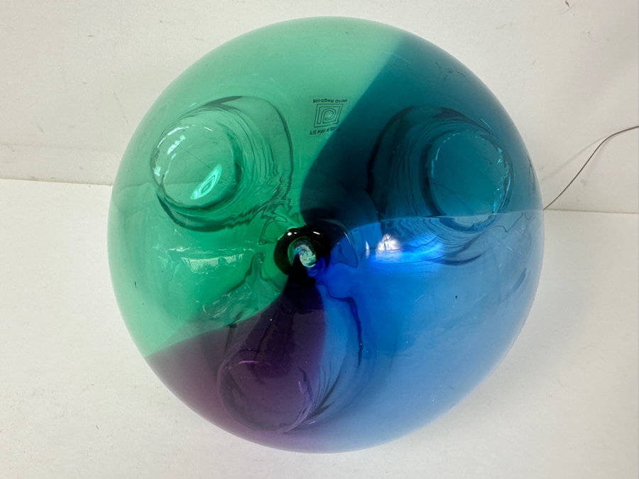 Blodgett Glass Handblown Art Glass Bubble Lite 8'W  [Photo 5]