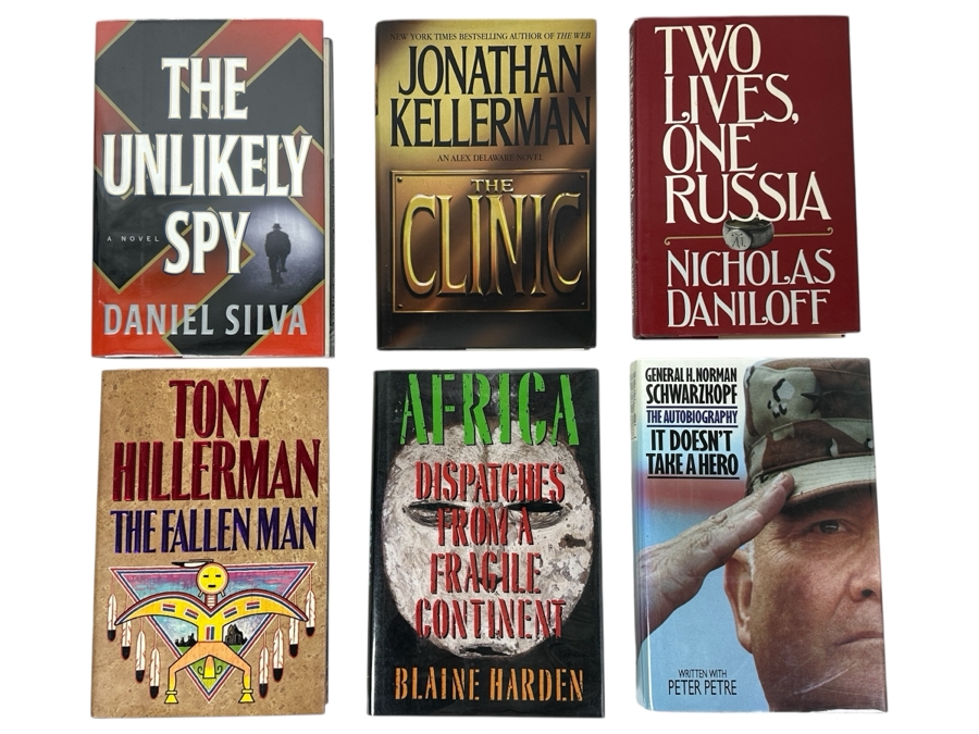 (6) First Edition Hardcover Books