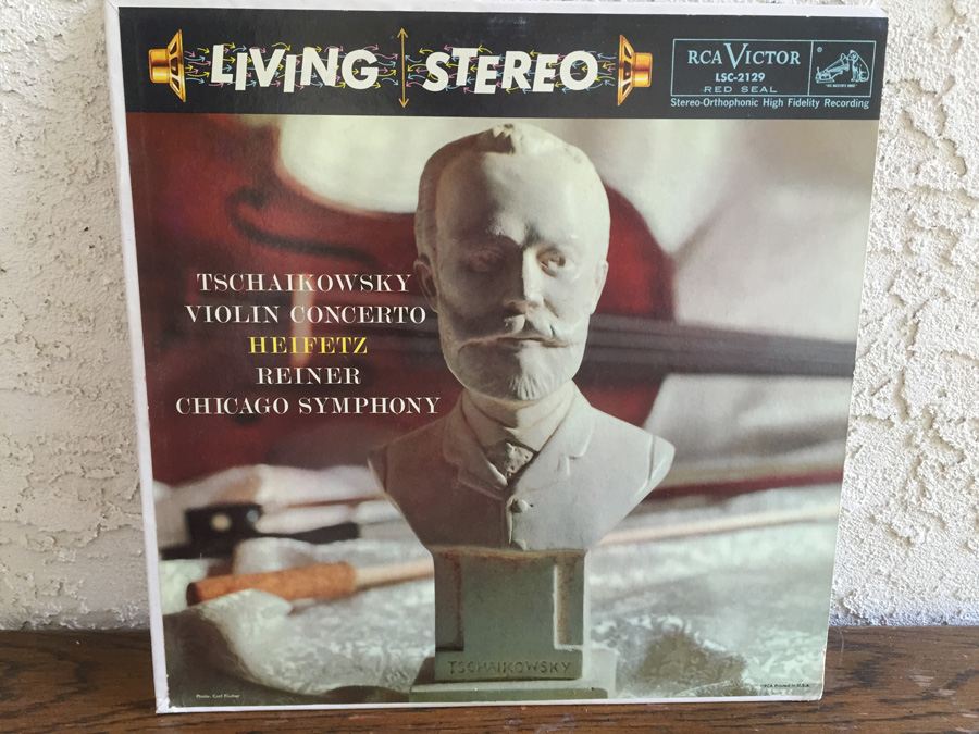 Tschaikowsky, Heifetz, Reiner, Chicago Symphony - Violin Concerto - RCA Victor Red Seal ‎- LSC-2129 [Photo 1]