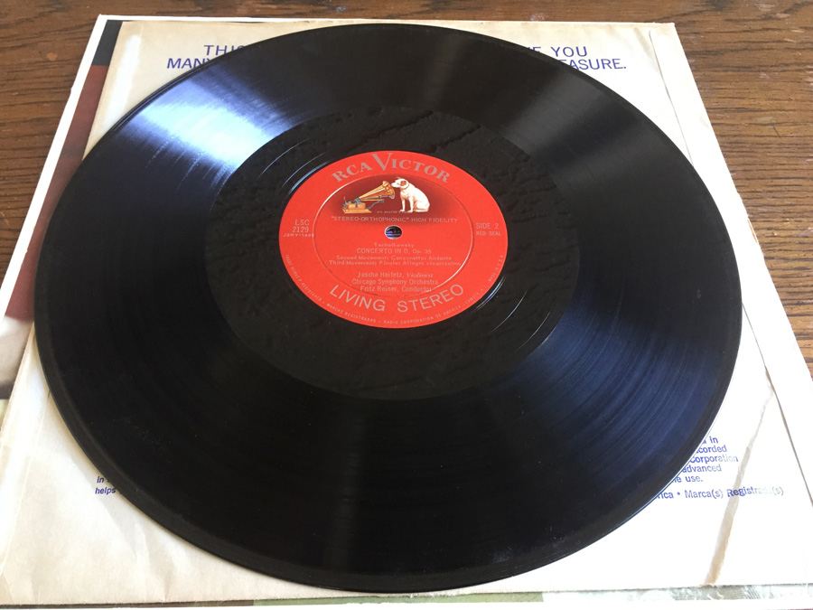 Tschaikowsky, Heifetz, Reiner, Chicago Symphony - Violin Concerto - RCA Victor Red Seal ‎- LSC-2129 [Photo 5]