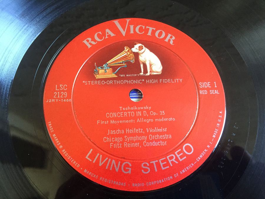 Tschaikowsky, Heifetz, Reiner, Chicago Symphony - Violin Concerto - RCA Victor Red Seal ‎- LSC-2129 [Photo 4]
