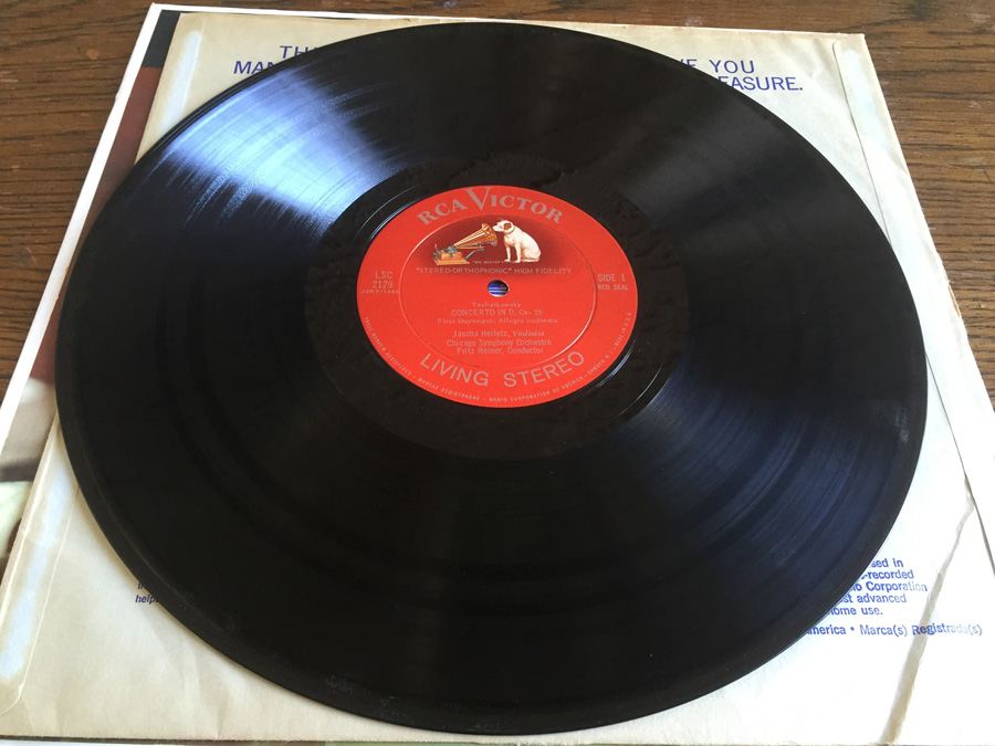 Tschaikowsky, Heifetz, Reiner, Chicago Symphony - Violin Concerto - RCA Victor Red Seal ‎- LSC-2129 [Photo 3]