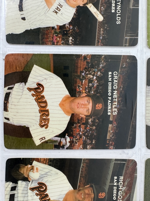 Vintage 1986 Mother's Cookies San Diego Padres Baseball Cards Including Tony Gwynn, Rich Gossage, Steve Garvey, Garry Templeton And Bruce Bochy [Photo 4]