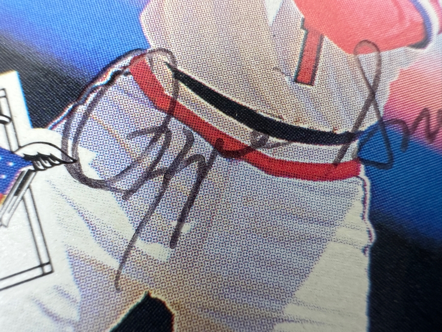 (3) Signed Ozzie Smith St. Louis Cardinals Baseball Cards [Photo 8]