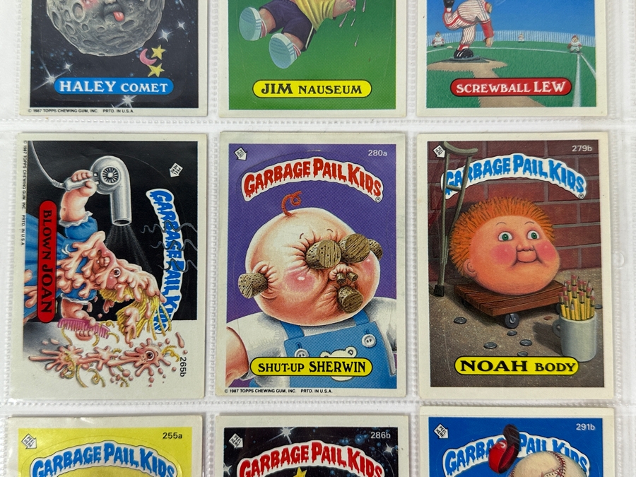 (18) Vintage 1980s Topps Chewing Gum Garbage Pail Kids Stickers [Photo 3]
