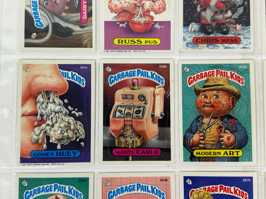 (18) Vintage 1980s Topps Chewing Gum Garbage Pail Kids Stickers [Photo 3]