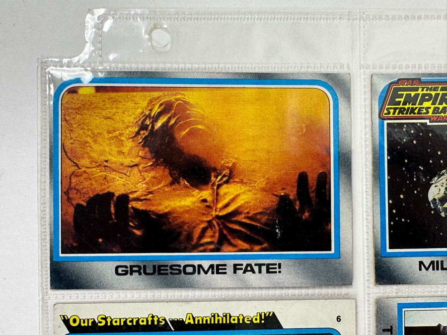 (3) Vintage 1977 Vintage Star Wars, (4) 1980 Return Of The Jedi And (11) 1979 Star Trek The Movie Trading Cards [Photo 9]