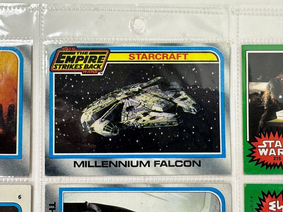 (3) Vintage 1977 Vintage Star Wars, (4) 1980 Return Of The Jedi And (11) 1979 Star Trek The Movie Trading Cards [Photo 6]