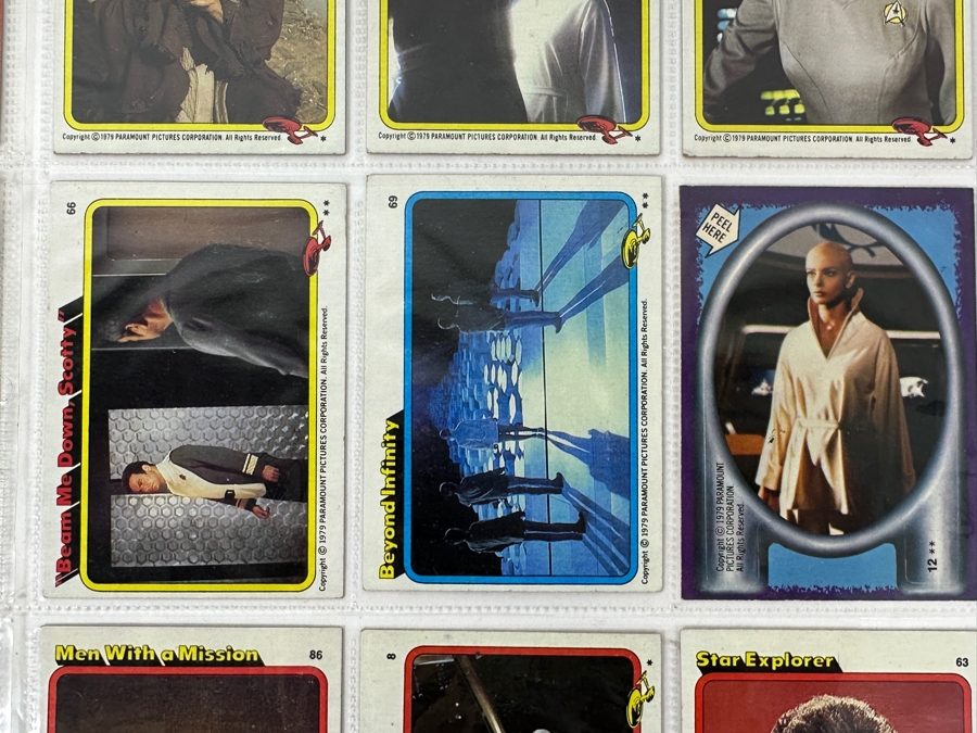 (3) Vintage 1977 Vintage Star Wars, (4) 1980 Return Of The Jedi And (11) 1979 Star Trek The Movie Trading Cards [Photo 13]