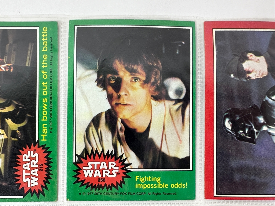 (3) Vintage 1977 Vintage Star Wars, (4) 1980 Return Of The Jedi And (11) 1979 Star Trek The Movie Trading Cards [Photo 3]