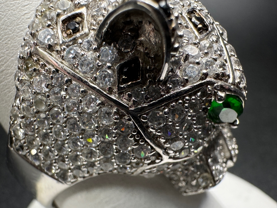 Costume Panther Ring In Manner Of Cartier Size 9.5 19.5g [Photo 4]