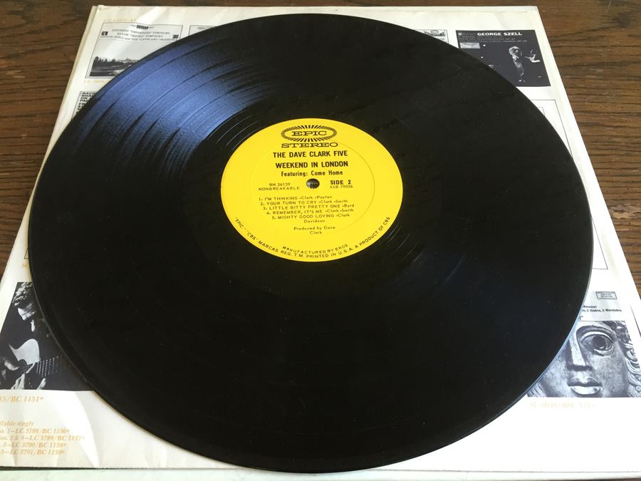 Dave Clark 5, The - Weekend In London - Epic ‎- BN 26139 [Photo 5]