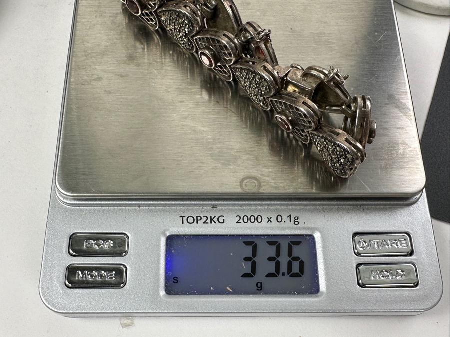 Sterling Silver 8' Bracelet 33.6g [Photo 6]