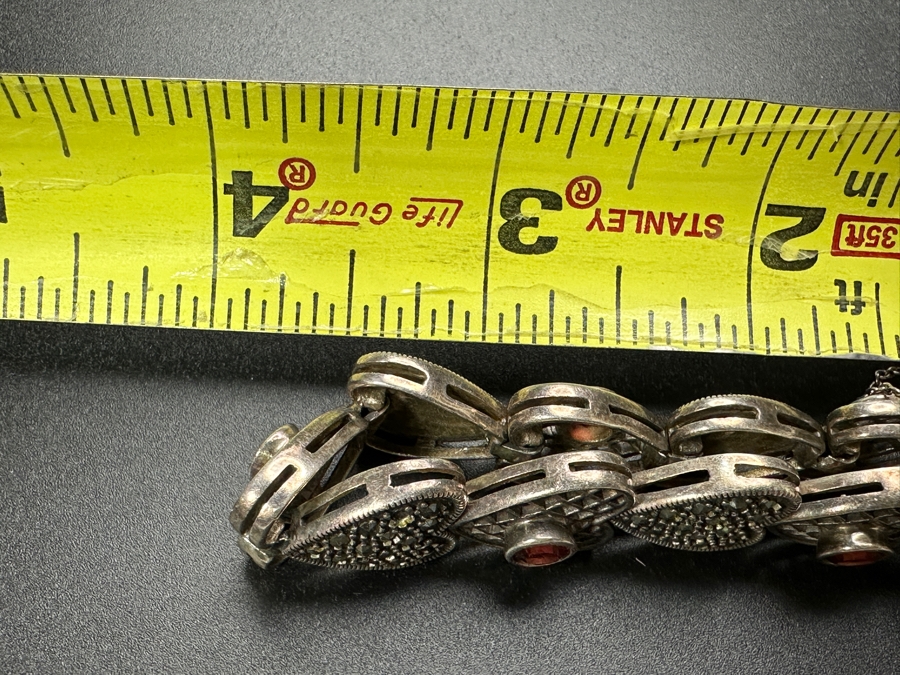 Sterling Silver 8' Bracelet 33.6g [Photo 7]