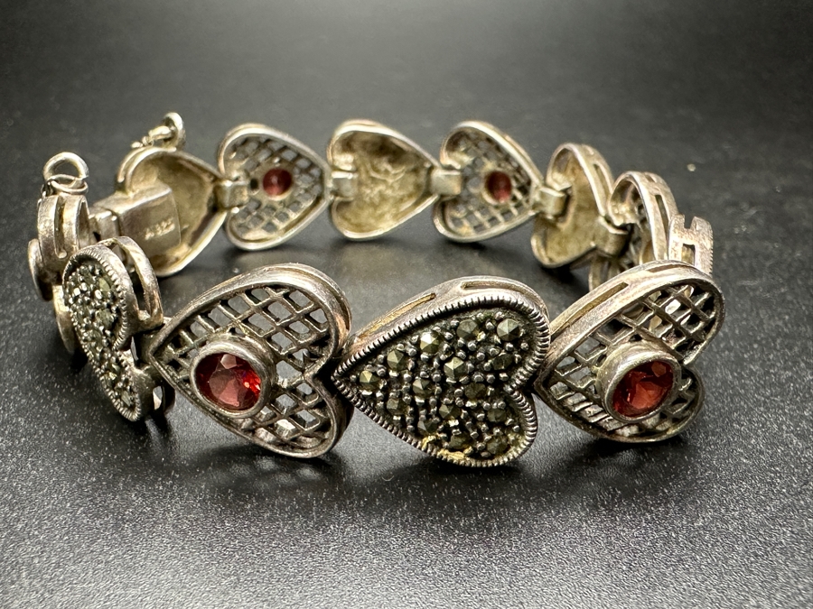 Sterling Silver 8' Bracelet 33.6g [Photo 3]