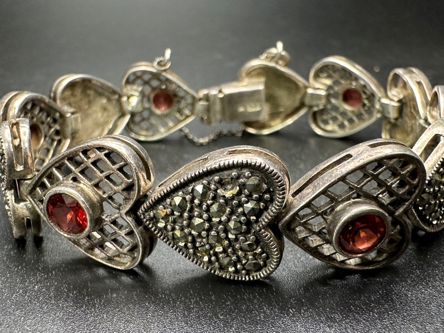 Sterling Silver 8' Bracelet 33.6g [Photo 2]