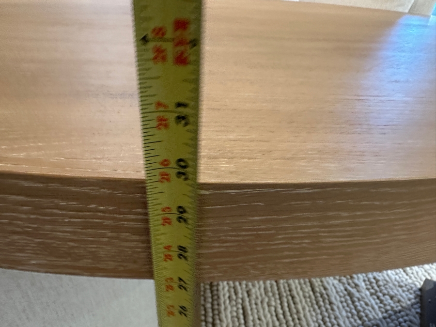 Pottery Barn Modern Farmhouse Round Pedestal Extendable Dining Table (60'-78') With Four Jason Furniture Upholstered Dining Chairs On Casters [Photo 14]