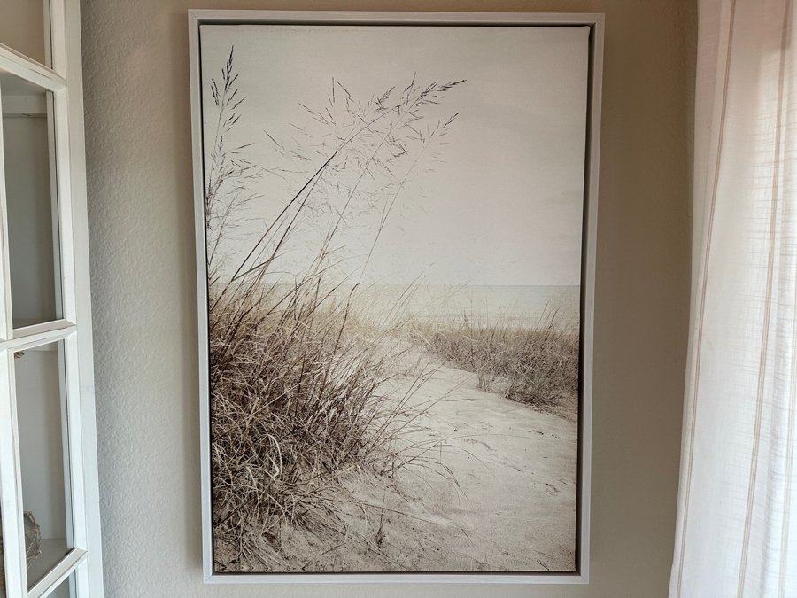 Emiko And Mark Franzen Framed Canvas Print 33 X 23