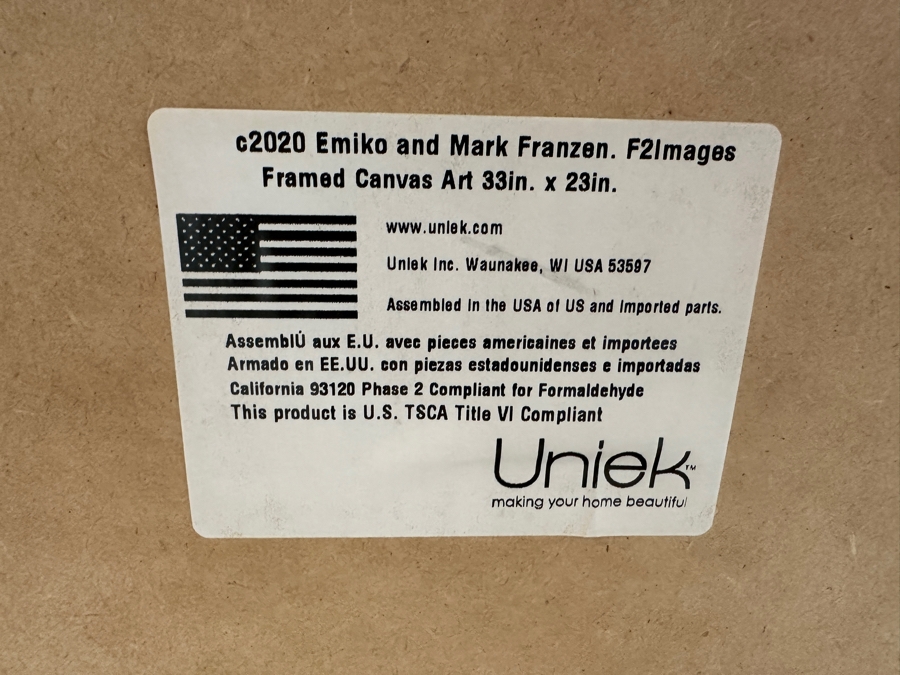 Emiko And Mark Franzen Framed Canvas Print 33 X 23 [Photo 3]