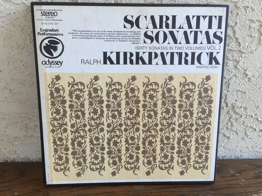 Scarlatti / Ralph Kirkpatrick ‎- Sixty Sonatas In Two Volumes, Volume 2 - Odyssey ‎- 32 26 0012 [Photo 1]