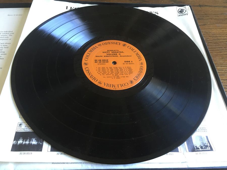 Scarlatti / Ralph Kirkpatrick ‎- Sixty Sonatas In Two Volumes, Volume 2 - Odyssey ‎- 32 26 0012 [Photo 4]