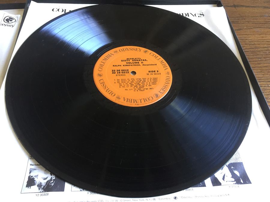 Scarlatti / Ralph Kirkpatrick ‎- Sixty Sonatas In Two Volumes, Volume 2 - Odyssey ‎- 32 26 0012 [Photo 8]
