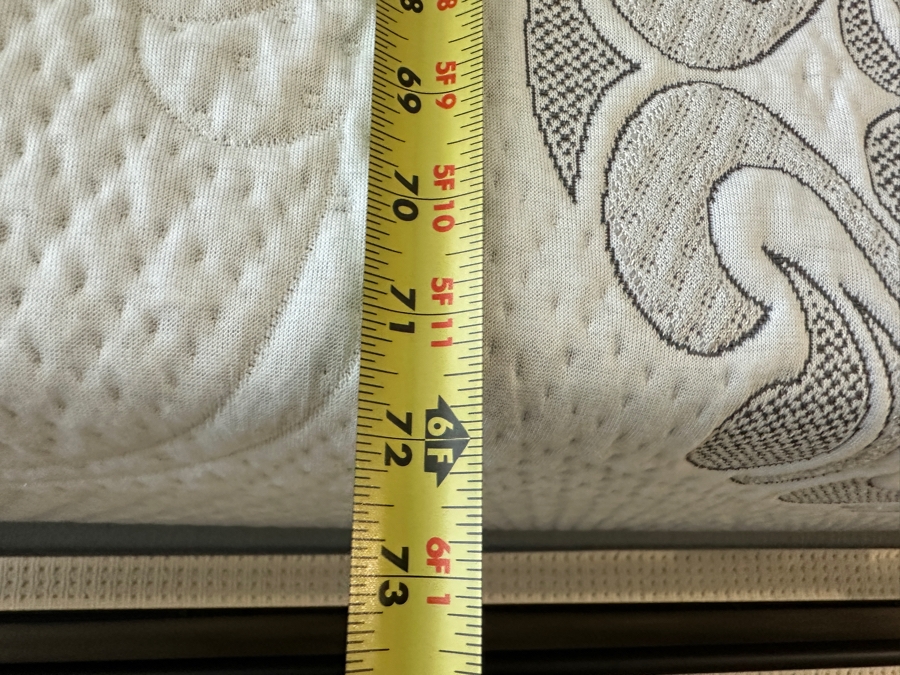 Restoration Hardware Black Metal Full Size Bed With Mattress - Bed Measures 57'W X 78'L X 54'H [Photo 7]