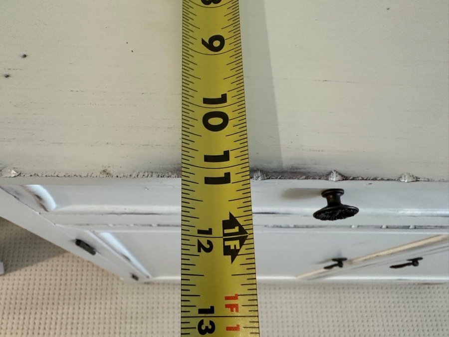 White Two Drawer Cabinet 41W X 12D X 36H [Photo 6]