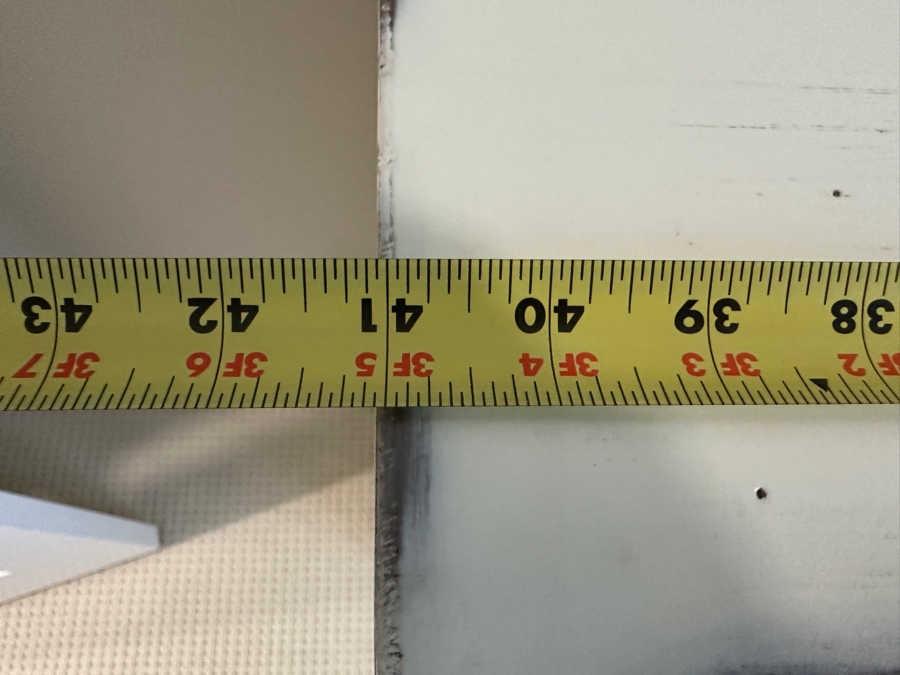 White Two Drawer Cabinet 41W X 12D X 36H [Photo 5]