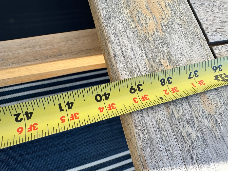 HiTeak Outdoor Premier Teak Furniture Dining Table 39.5'W X 101'L X 29.5'H With (8) HiTeak Outdoor Teak Armchairs Retails $5,500+ [Photo 9]