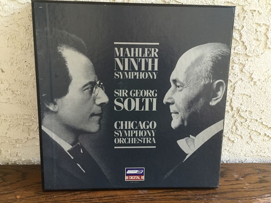 Mahler, Chicago Symphony Orchestra, Sir Georg Solti - Ninth Symphony - London Records ‎- LDR 72012 [Photo 1]