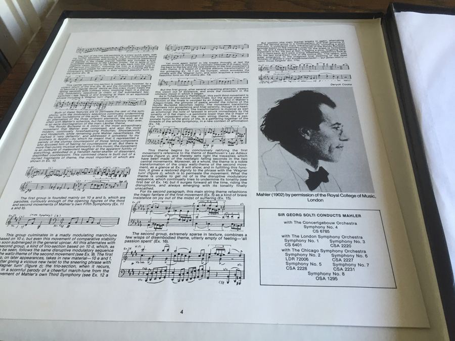 Mahler, Chicago Symphony Orchestra, Sir Georg Solti - Ninth Symphony - London Records ‎- LDR 72012 [Photo 7]